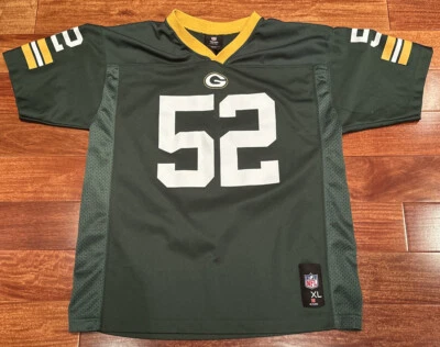 Ropa del equipo de la NFL Green Bay Packers #52 camiseta Clay Matthews talla juvenil XL Foto 1 de 4