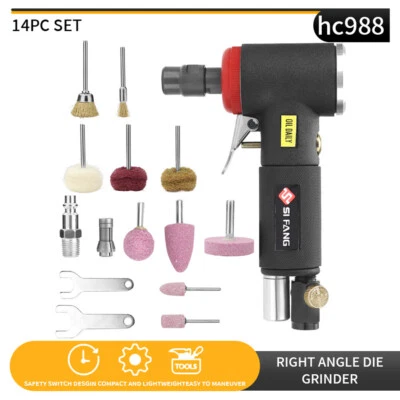 90° Air Right Angel Die Grinder Polisher Sander Grinding Cutting Polishing Kits - Image 1 of 4
