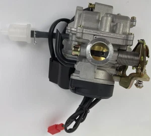 Big Bore Carburetor GY6 50cc 20mm For 139QMB 139QMA Scooter Moped ATV Bystarter - Picture 1 of 5