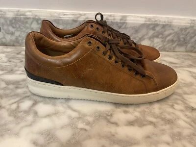 Zapatilla deportiva Franco Fortini Devon para hombre cuero marrón coñac talla 10,5 espuma viscoelástica Foto 1 de 4