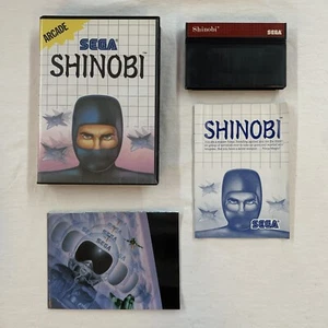 Shinobi (Sega Master System, 1988) CIB Tested - Picture 1 of 12
