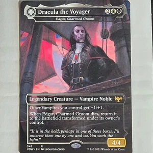 Magic The Gathering Crimson Vow - Drácula el Viajero (Ataúd de la Tierra Nativa) #341 - Imagen 1 de 2