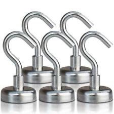 1/2/5x 10MM Strong Magnet Hanger Hooks Kitchen Fridge Key Neodymium Gara Hook