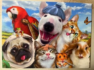 Leanin Tree KIDS cats & dogs extra smiles just incase u need 1 feel better soon - Picture 1 of 4