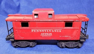 Lionel O-Gauge Red #2472 Pennsylvania N5 Caboose VG Track Tested Runs Well - Picture 1 of 4