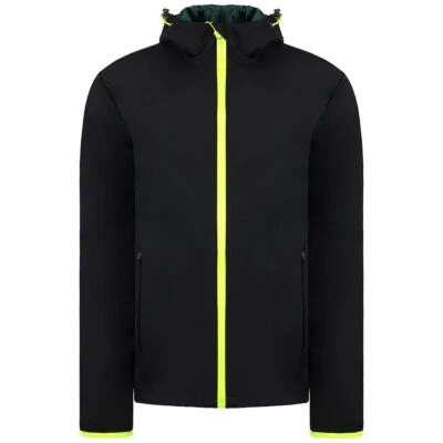 Aston Martin F1 Official Team Mens Black Rain Jacket - Image 1 of 2