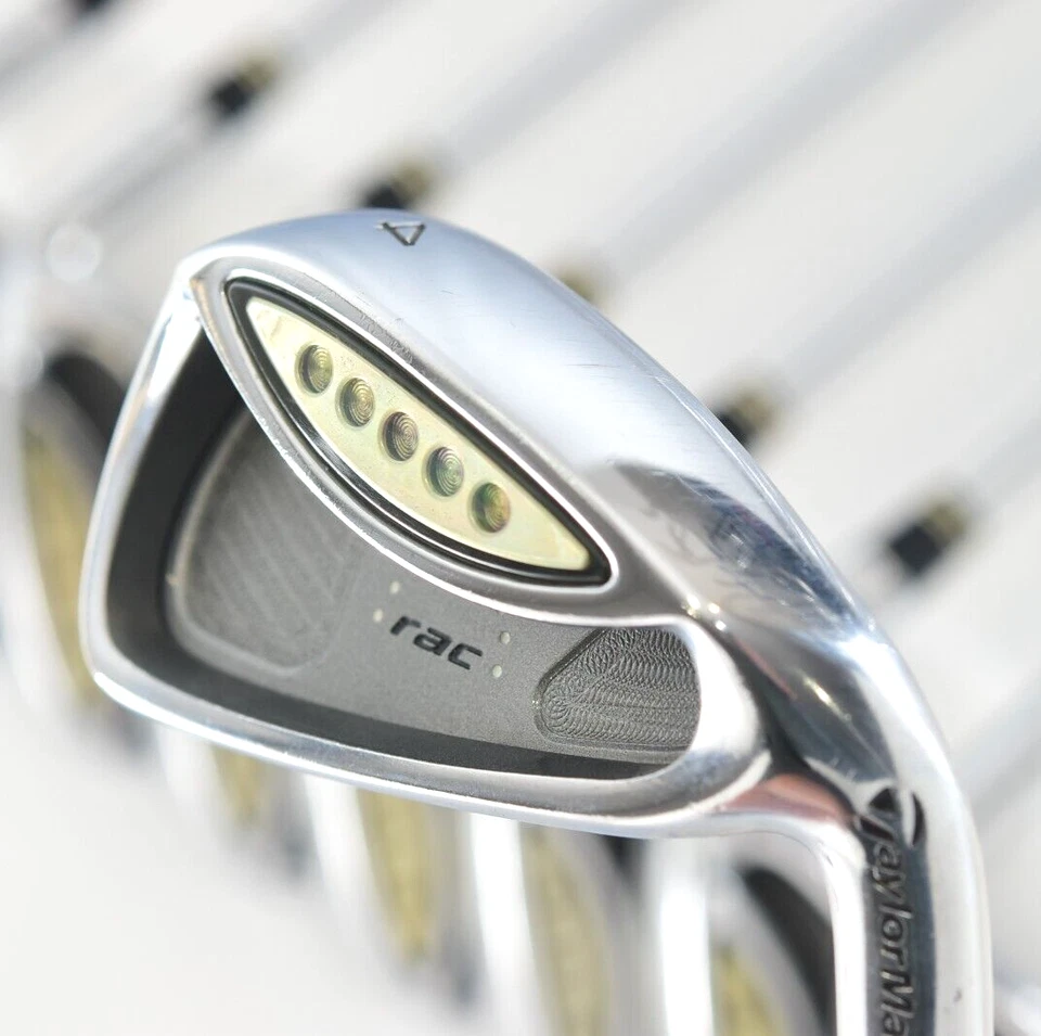8pcs Taylormade RAC CGB 4-5-6-7-8-9-P-A RH Golf Iron Set R Regular 850GH Clubs - Image 1 of 4