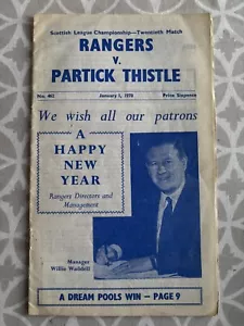 1969-70 Rangers v Partick Thistle - Picture 1 of 1