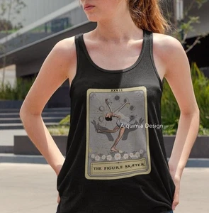 Der Eiskunstläufer Tarotkarte Tank Top, Eislaufen - Bild 1 von 15