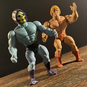 Vintage Action Figuren Lot (2) 1981 Mattel He-Man Skeletor Masters Universe MOTU - Bild 1 von 13