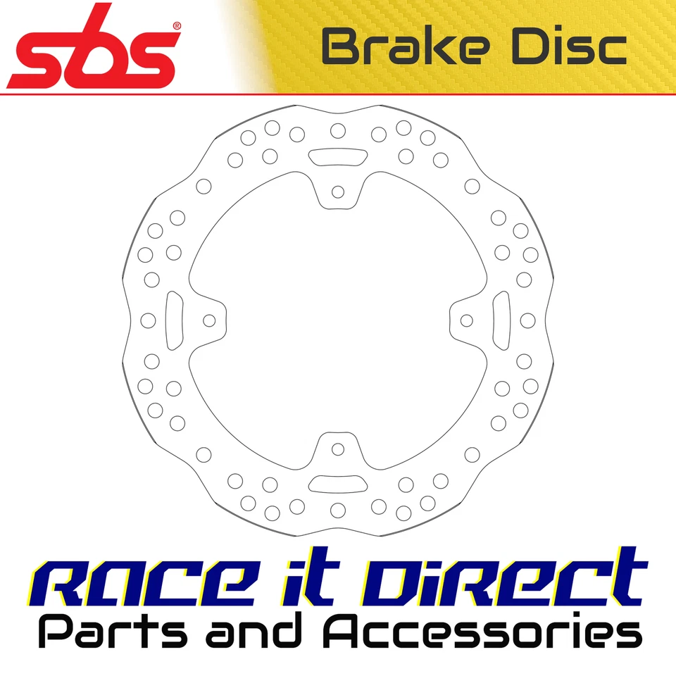 Disco de freno para HONDA CRF 250 X 2005-2008 actualización trasera SBS Foto 1 de 4