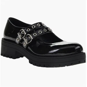 Zapatos DL1961 DIRTY LAUNDRY Talla 6.5 Plataforma Mary Janes Vagabond Negro Suela - Imagen 1 de 14