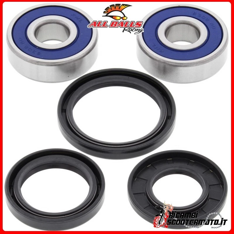 KIT CUSCINETTI RUOTA ANTERIORE ALL BALLS KAWASAKI KZ650H CSR 1981-1983 25-1310#4 Foto 1 de 1
