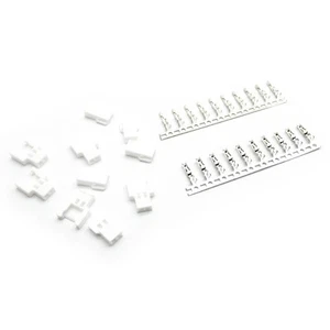 Mini Losi JST Molex 2.0 2-Pin Connector Male and Female Plugs with Pins (5 Pairs - Picture 1 of 2