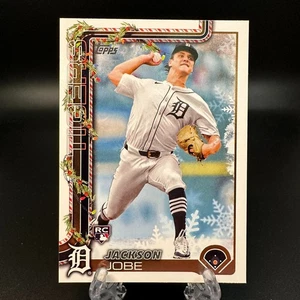 2025 Topps Holiday Jackson Jobe Rookie #H160 Detroit Tigers - Picture 1 of 2