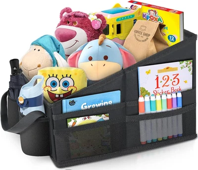 Organizzatore Seggiolino Auto Rimovibile E Impilabile Con Divisorio E Scomparto  - Immagine 1 di 4