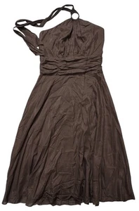 White House Black Market Women's Brown Lined Dress Size 10 - Picture 1 of 4