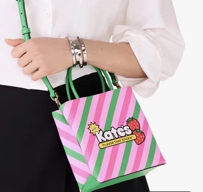 Kate Spade Bubble Gum Mini Tote Candy Mini KK171 Treat Pink Novelty AUTHENTIC 💯 - Image 1 of 4