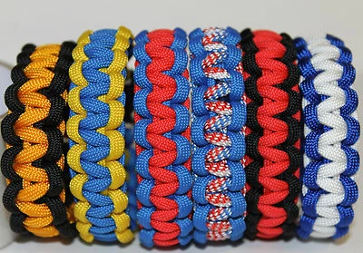 Paracord Bracelet NHL Inspired Eastern Conference Team Colors Custom Fit Hockey - Image 1 of 2