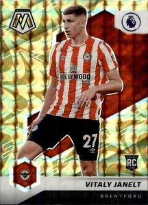 2021-22 Panini Mosaic Premier League #79 Vitaly Janelt Reactive Gold Rookie - Picture 1 of 2