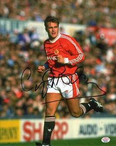 CLAYTON BLACKMORE MANCHESTER UTD & WALES STAR SIGNED ACTION PHOTO PAAS - Foto 1 di 4