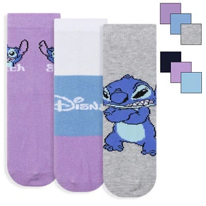 Calzini bambina Disney Lilo e Stitch set 3 paia in cotone 6967 - Picture 1 of 15