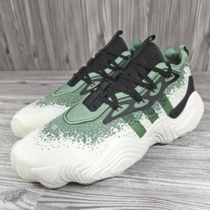 Adidas Men’s Trae Young 3 Low Preloved Green Basketball Shoes Size 13 IE2703 - Picture 1 of 9