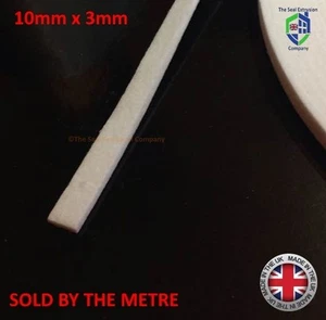 Stufa bruciatore a legna ceramica guarnizione vetro carta 10 mm larghezza x 3 mm spessore, al metro - Foto 1 di 1