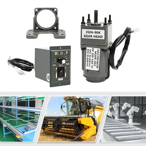 Reductor de transmisión 220V motor AC regulador de velocidad variable 90K 6W AC 50/60HZ - Imagen 1 de 18
