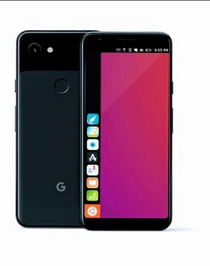 Google Pixel 3a 64GB Ubuntu-Touch Linux 5,6 Zoll Schwarz Black degoogled - Zdjęcie 1 z 2