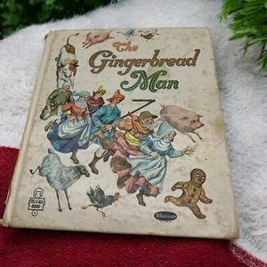 Vintage The Gingerbread Man 1963 Whitman Tell A Tale Books by W.T. Mars -Whitman - Imagen 1 de 7