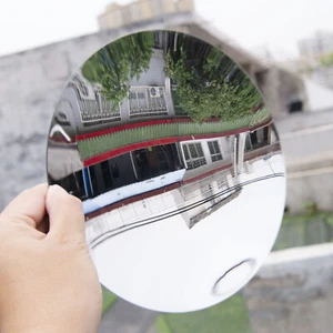 Plastic Acrylic Spherical Mirror Focus UV Protection Sturdy Concave lens - Picture 1 of 9