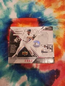 2003 UPPER DECK SPX FACTORY SEALED BASEBALL BOX Spectrum Parallels Jersey Cards - Picture 1 of 7