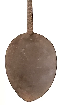 CUCHARA AGITADORA DE HIERRO DECORADA FIRMADA FIRMADA A MANO DE LOS SIGLOS XVIII-XIX RARA #12 EN MUY BUEN ESTADO-EXCELENTE ESTADO Foto 1 de 4