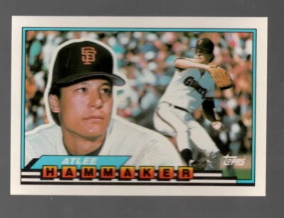 1989 Topps Big #21 Atlee Hammaker NM - Image 1 of 2