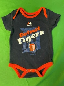 MLB Detroit Tigers Majestic Grey Bodysuit/Vest Newborn 0-3 months - Picture 1 of 3