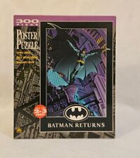 Vintage 1992 Golden Batman Returns 300 Piece Poster Puzzle #5158 - NEW IN BOX