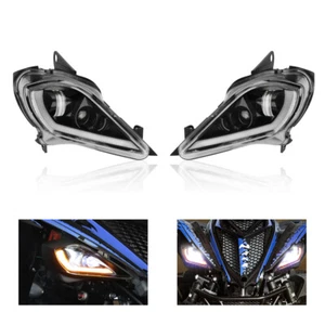 For 2006-2025 YAMAHA YFZ 450 RAPTOR 350 700 700R LED Headlights Set Head Lamps - Picture 1 of 22