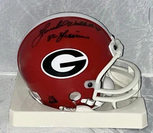Mini casco firmado por Herschel Walker Georgia Bulldogs con inscripción Heisman PSA - Imagen 1 de 2