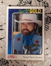 MICHAEL MARTIN MURPHEY #90 - 1992 STERLING CMA COUNTRY GOLD TRADING CARD