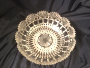 Vintage Cut Glass Bowl Estate Item 7 3/4” Diam. - Picture 1 of 3
