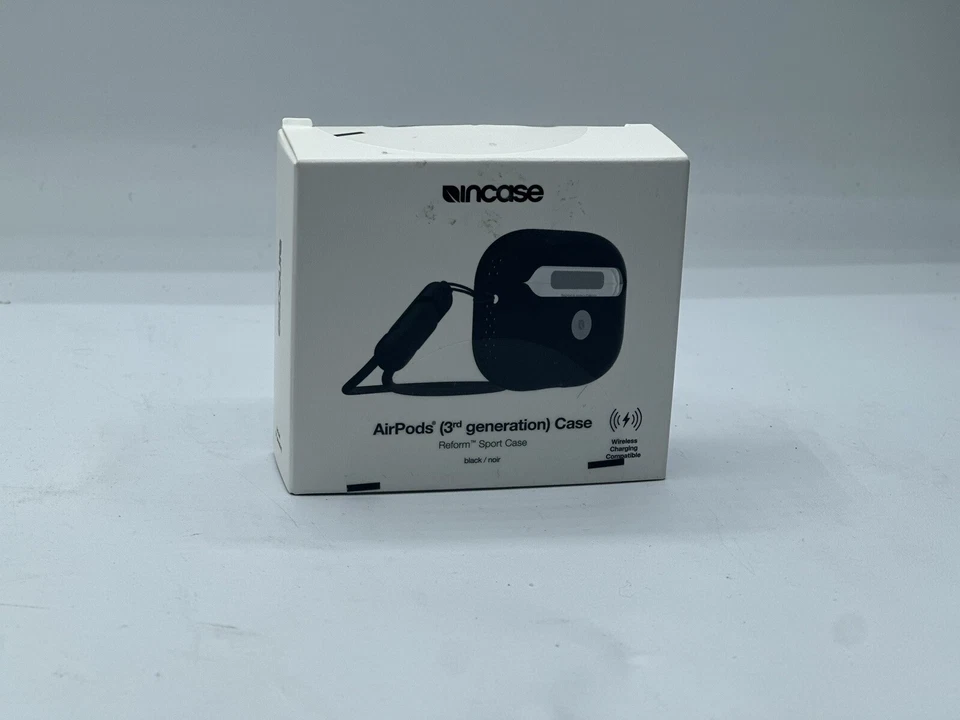 Estuche deportivo Incase AirPods Pro (3.ª generación) Reform negro voltio negro NUEVO Foto 1 de 3
