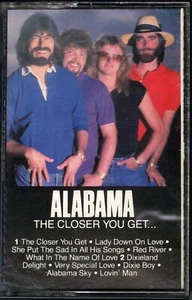 Alabama - The Closer You Get - MC Cassette [MC-08] Made in USA - Picture 1 of 4