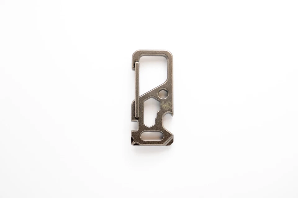 Mosquetón llavero titanio EDC Foto 1 de 4