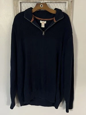 Dockers 1/4 Zip Sweatshirt Size XLT - Изображение 1 из 3