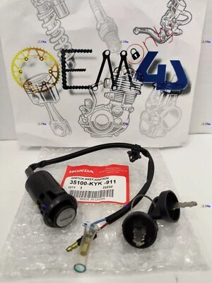 Interruptor de llave de encendido original Honda 13-18 CRF110F 35100-KYK-911 Foto 1 de 2