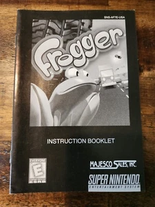 Frogger (Super Nintendo Entertainment System, 1998) Manual - Picture 1 of 2