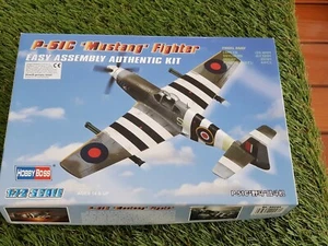 P-51C "Mustang" Fighter 1/72 Modellkit HOBBYBOSS - Bild 1 von 3