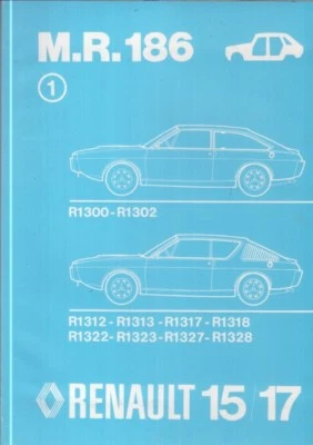 RENAULT 15 & 17 COUPE (1971-76) ORIGINAL FACTORY BODYWORK REPAIR MANUAL - Image 1 of 2