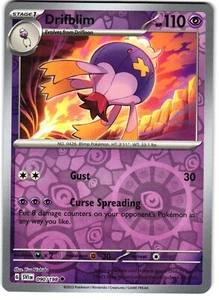 Drifblim Reverse Holo 90/198 Pokemon SV: Scarlet & Violet - Picture 1 of 3
